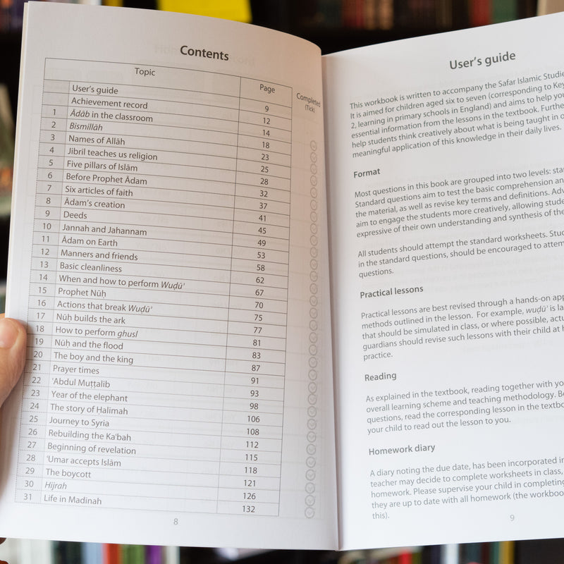 Safar Islamic Studies Workbook 2