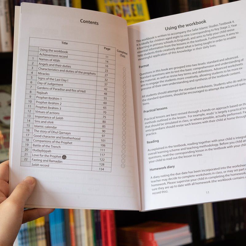 Safar Islamic Studies Workbook 4