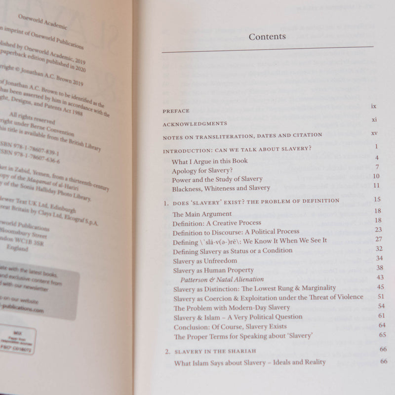 Slavery and Islam (PB)