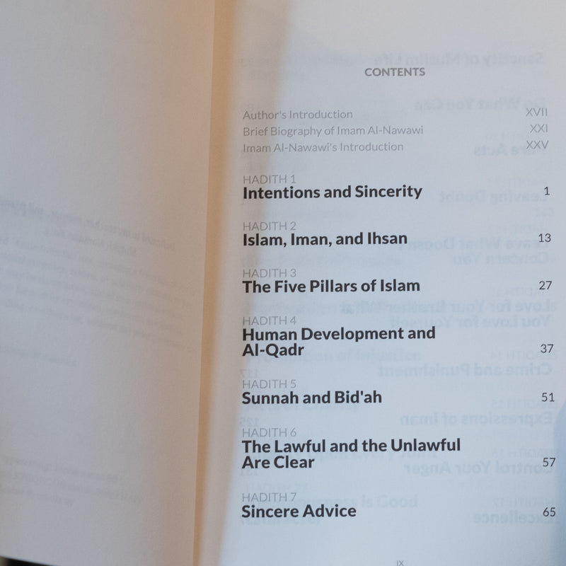 In the Company of Scholars: A Commentary on al-Nawawi's Forty Hadith
