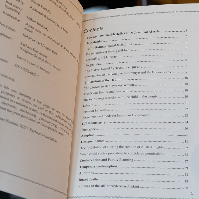 Assisting the Servants of Allah: Rulings of Raising Children