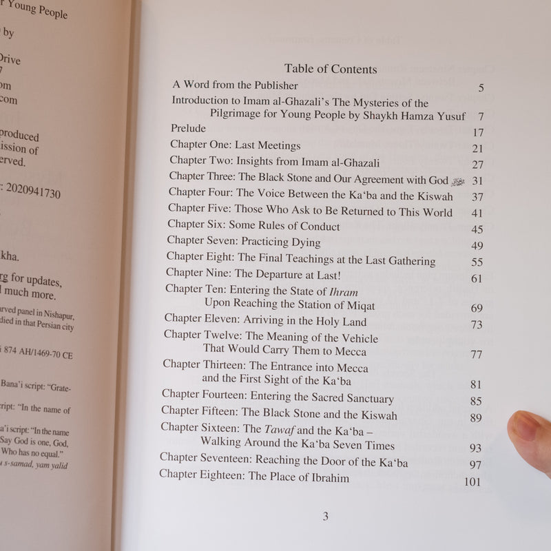 The Mysteries of the Pilgrimage for Young People