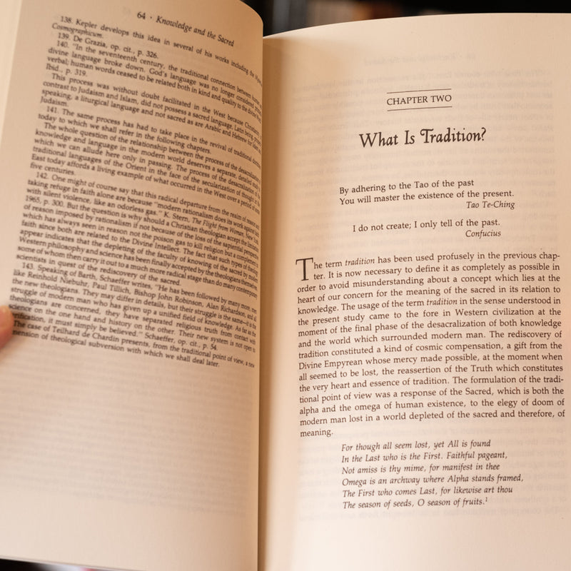 Knowledge and the Sacred