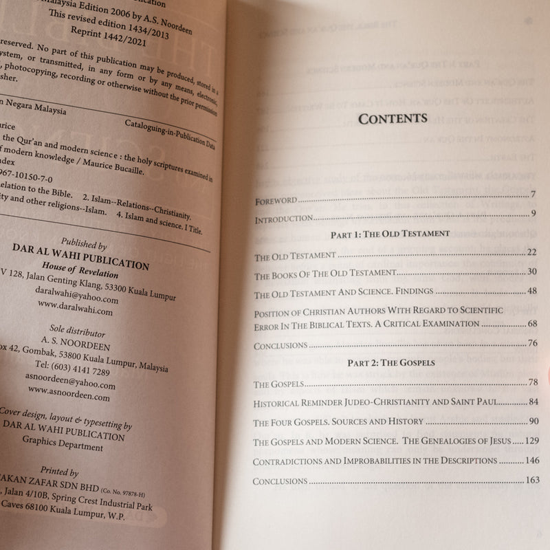 The Bible, the Quran and Science