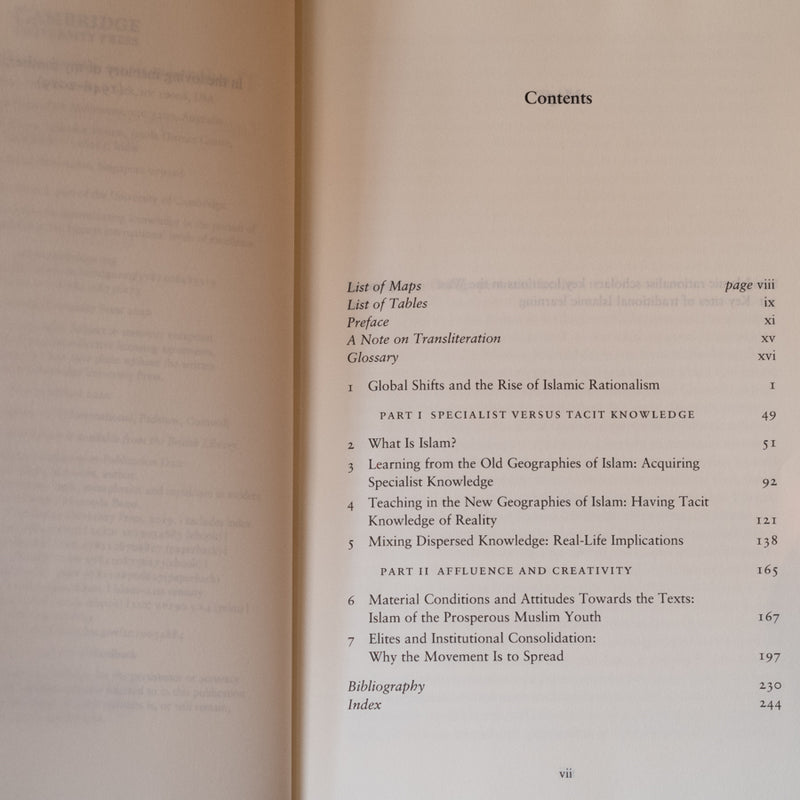 The Revival of Islamic Rationalism: Logic, Metaphysics, and Mysticism in Modern Muslim Societies