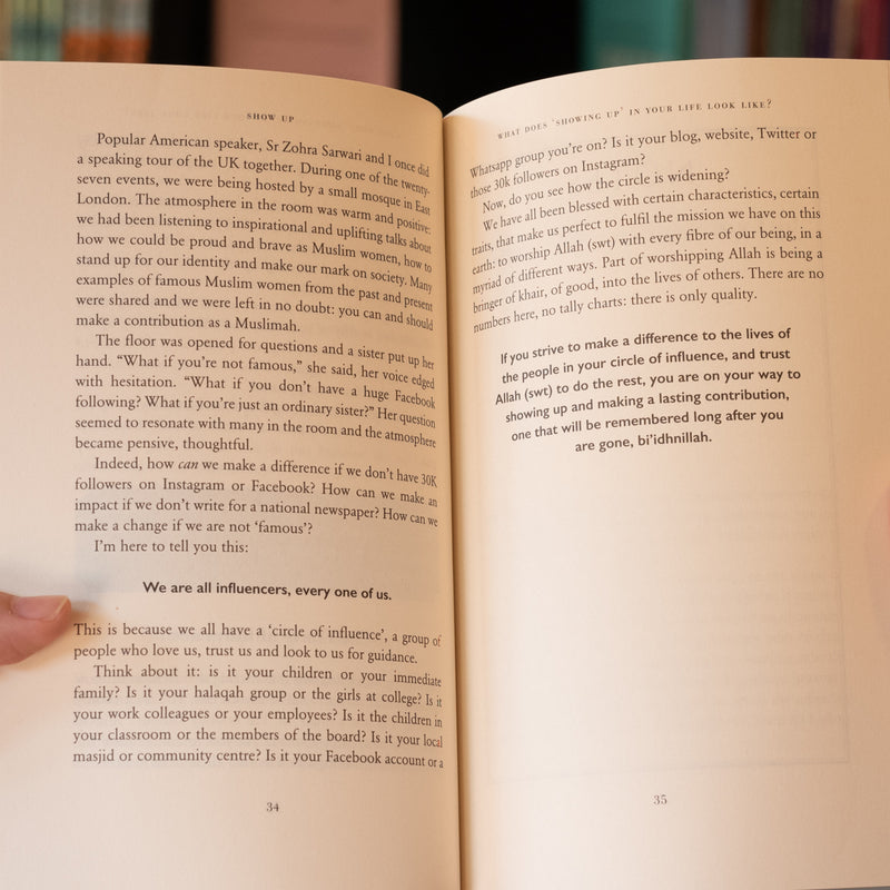 Show Up: A Motivational Message for Muslim Women