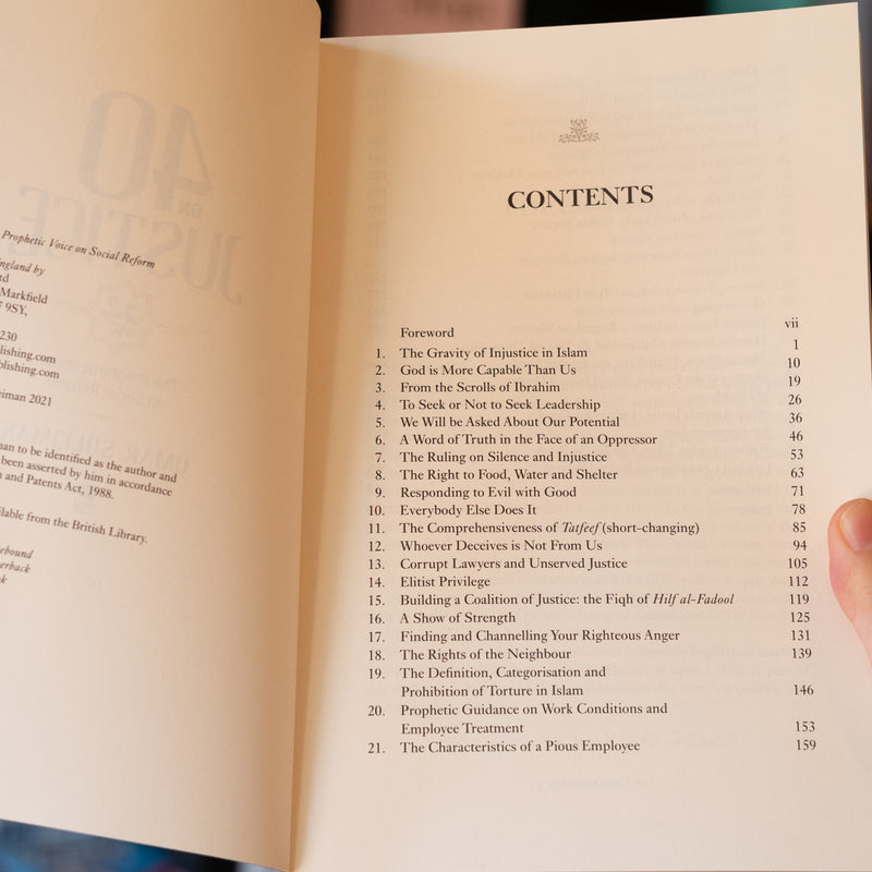 40 On Justice: The Prophetic Voice on Social Reform