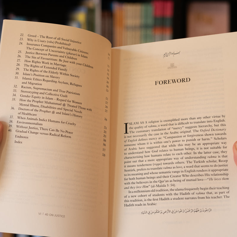 40 On Justice: The Prophetic Voice on Social Reform