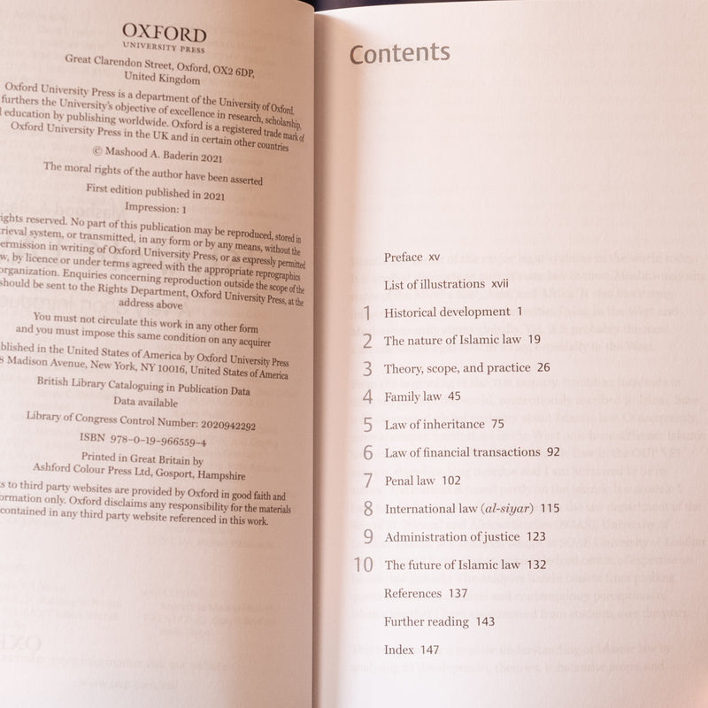 Islamic Law: A Very Short Introduction