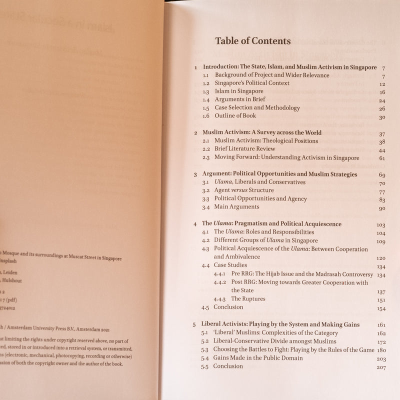 Islam in a Secular State: Muslim Activism in Singapore