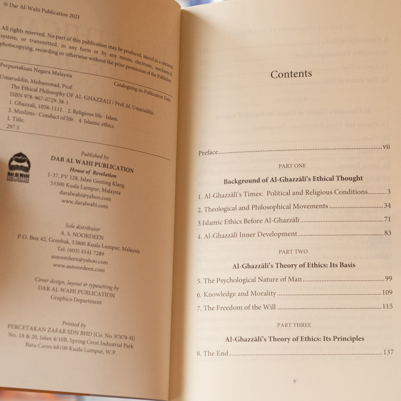 The Ethical Philosophy of Al-Ghazzali