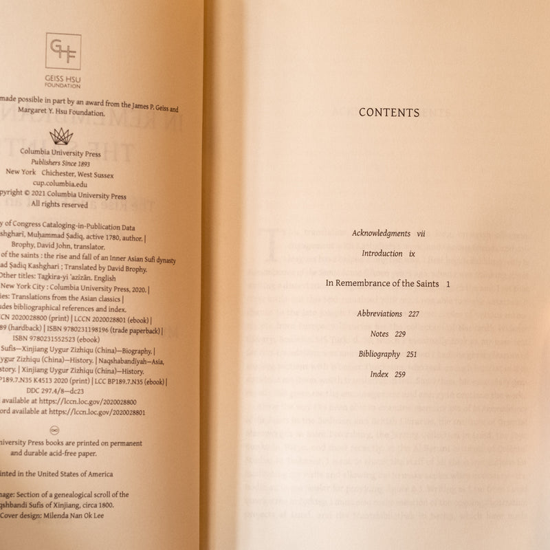 In Remembrance of the Saints: The Rise and Fall of an Inner Asian Sufi Dynasty