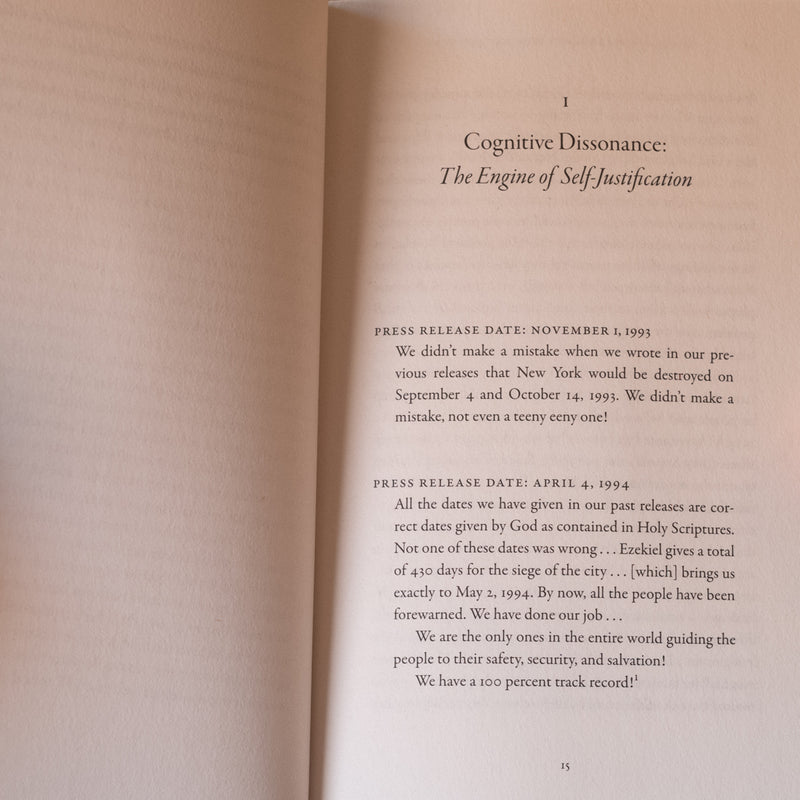 Mistakes Were Made (but Not by Me)