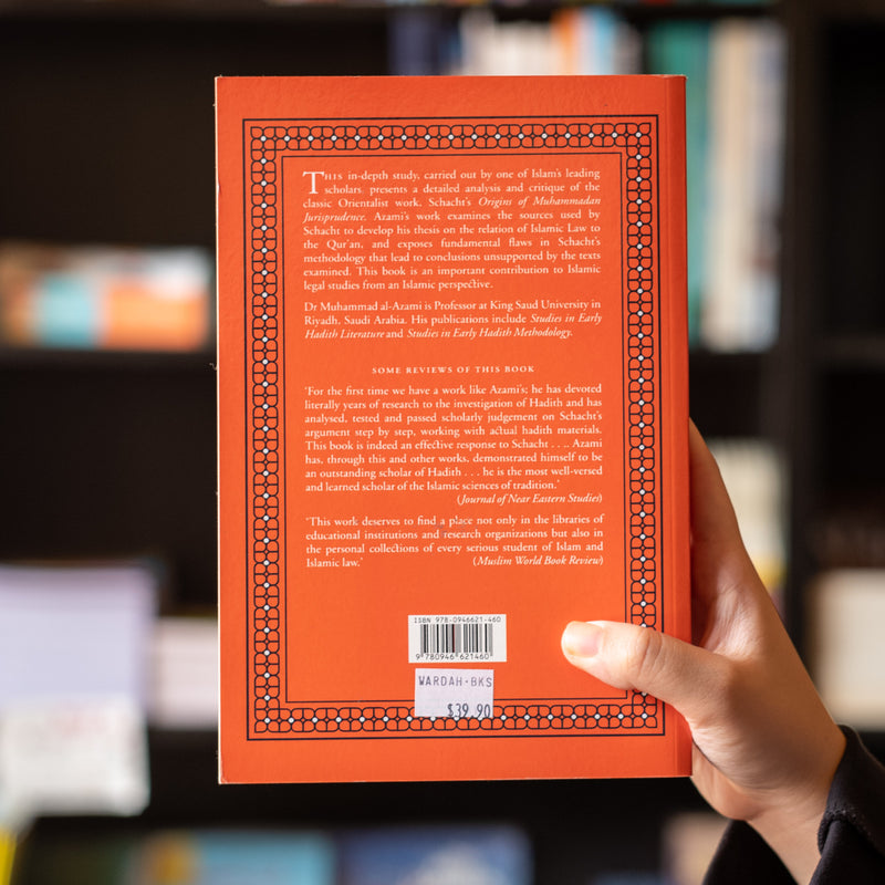On Schacht's Origins of Muhammadan Jurisprudence
