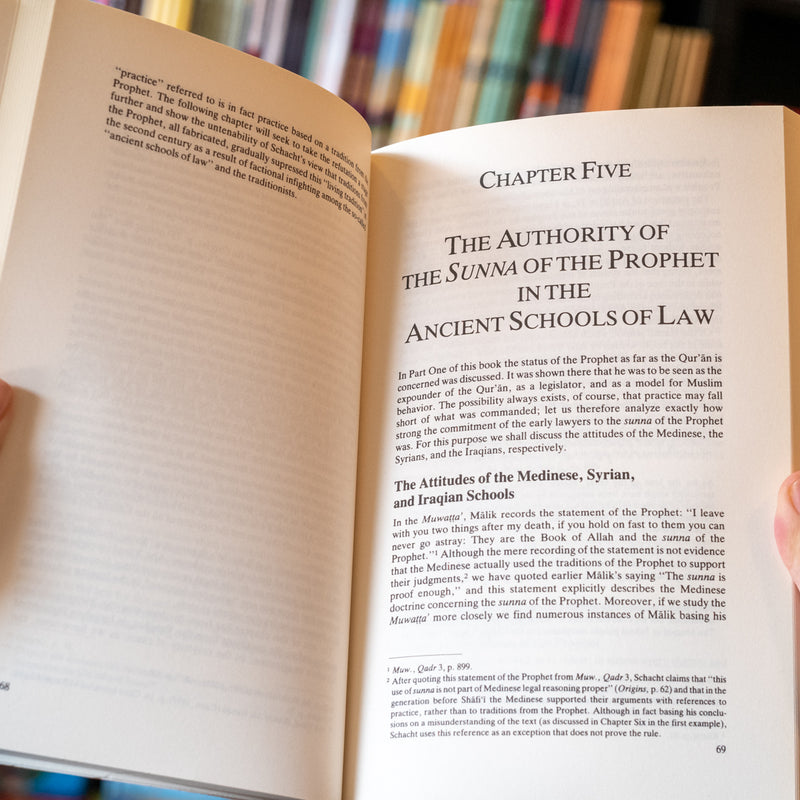 On Schacht's Origins of Muhammadan Jurisprudence