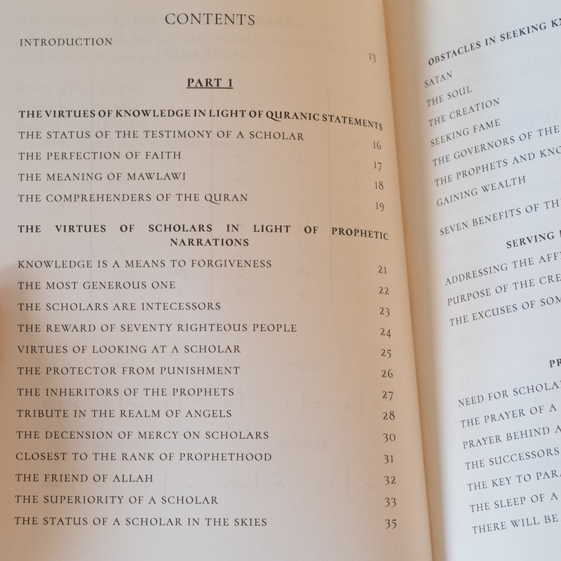 The Merit of Knowledge and Scholars