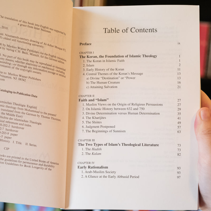 The History of Islamic Theology