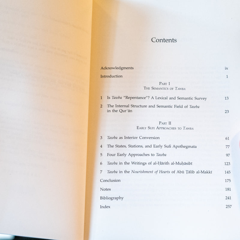 Repentance and the Return to God: Tawba in Early Sufism PB