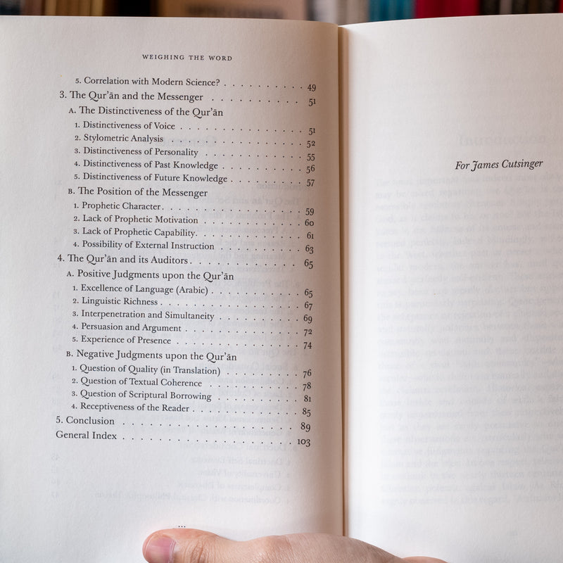 Weighing the Word: Reasoning the Quran as Revelation