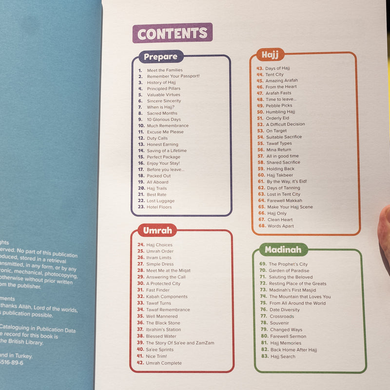 Hajj and Umrah Activity Book: Big Kids