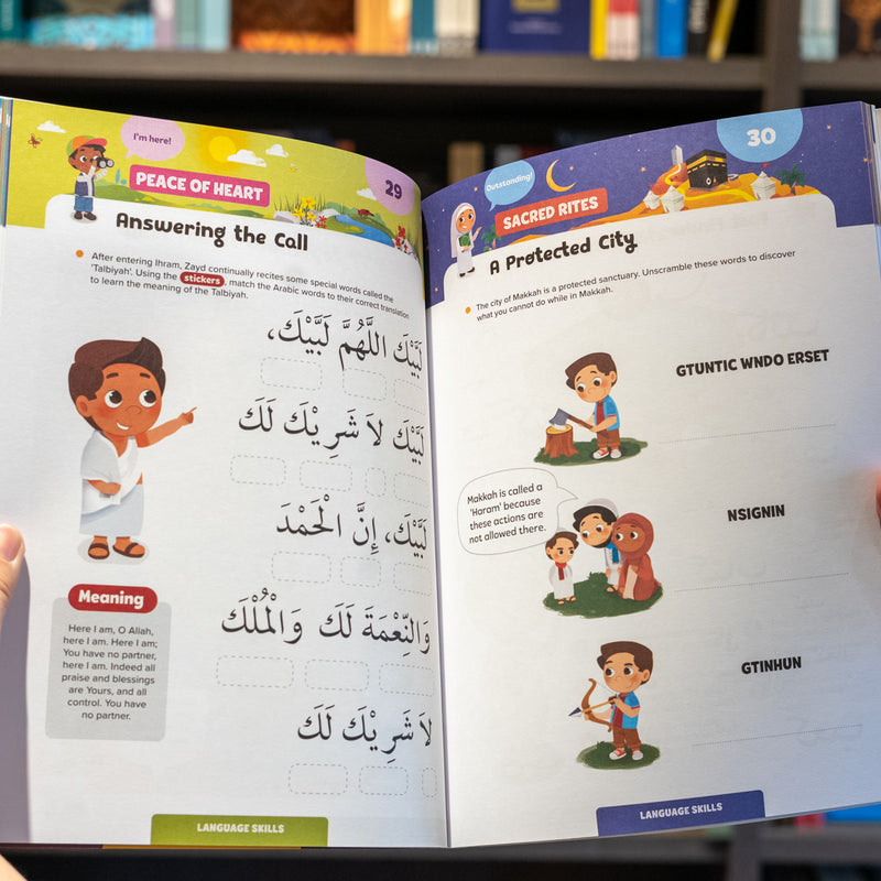 Hajj and Umrah Activity Book: Big Kids