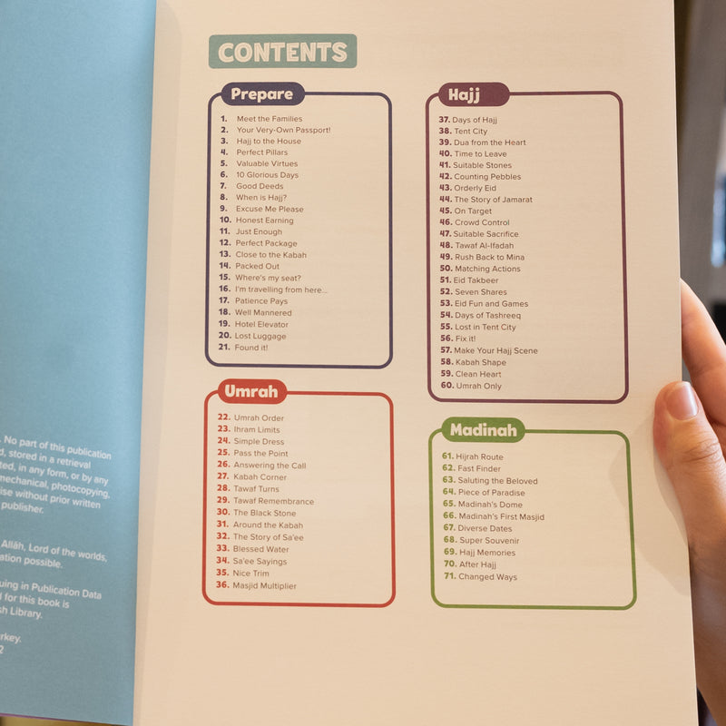 Hajj and Umrah Activity Book: Little Kids