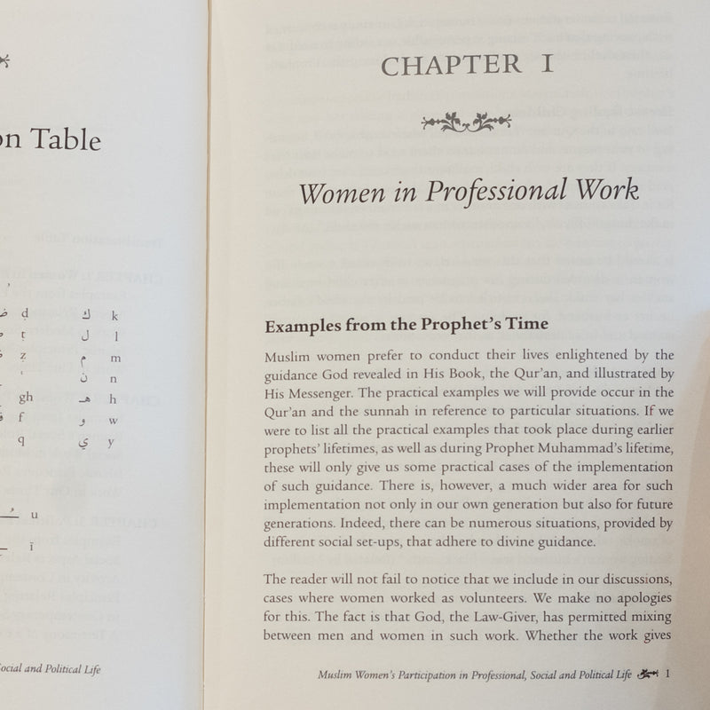 Muslim Women's Participation in Professional, Social and Political Life