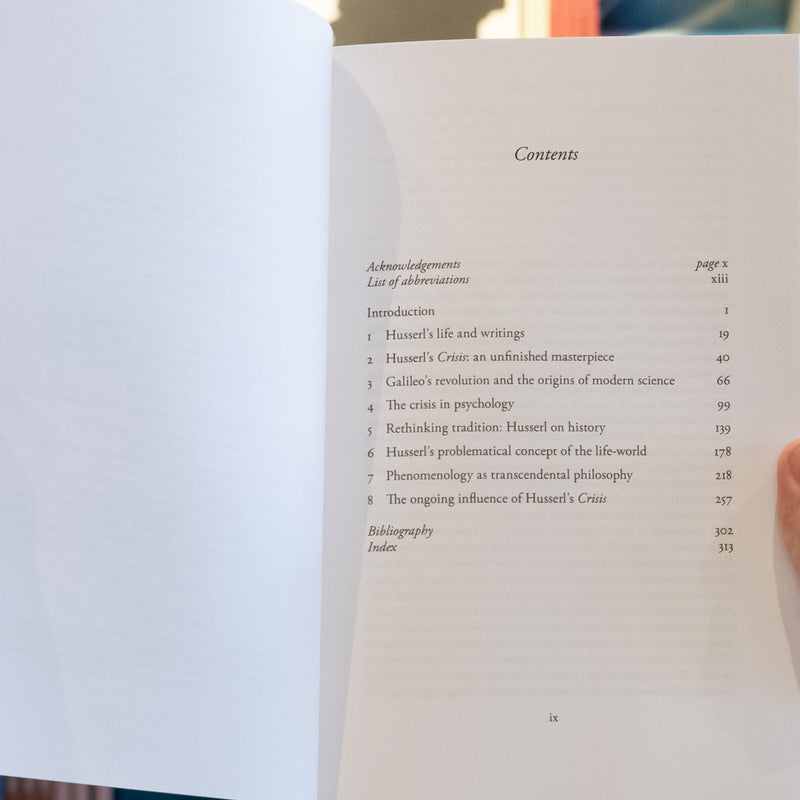 Husserl's Crisis of the European Sciences and Transcendental Phenomenology: An Introduction