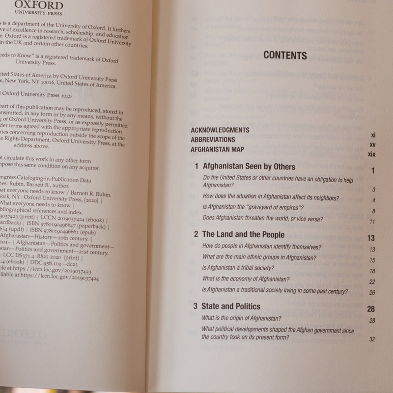 Afghanistan: What Everyone Needs to Know