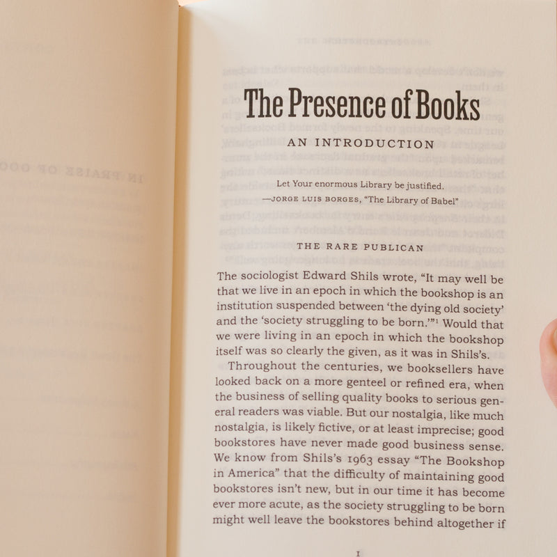 In Praise of Good Bookstores