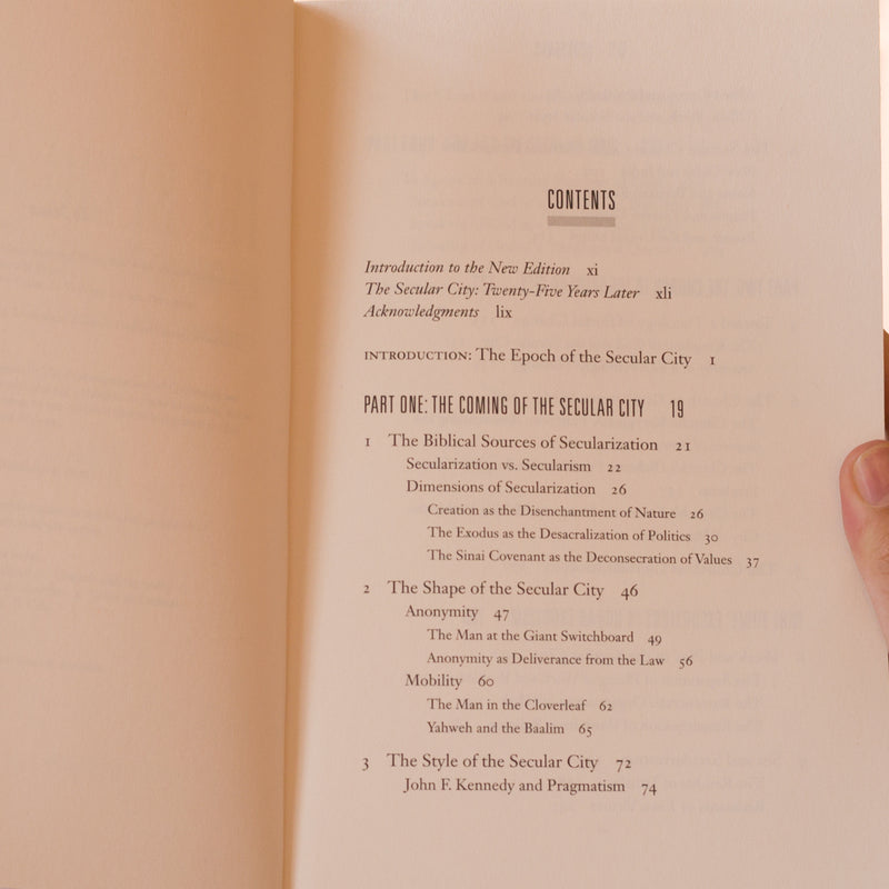 The Secular City: Secularization and Urbanization in Theological Perspective