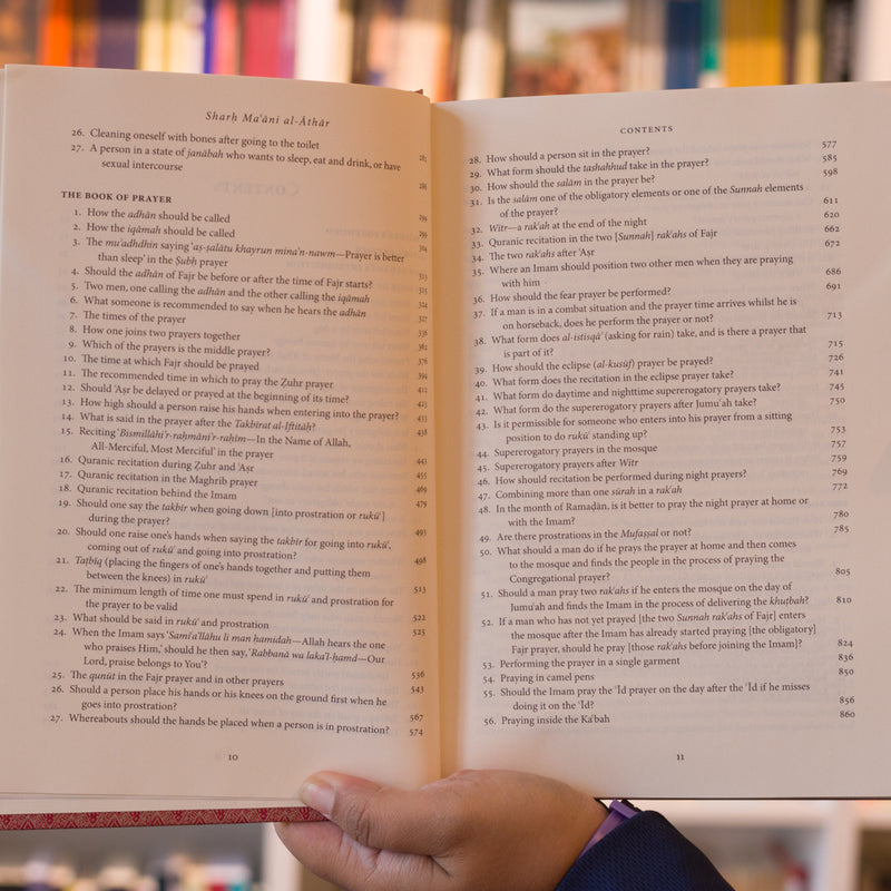 Imam Tahawi’s Sharh Maʿani al-Athar