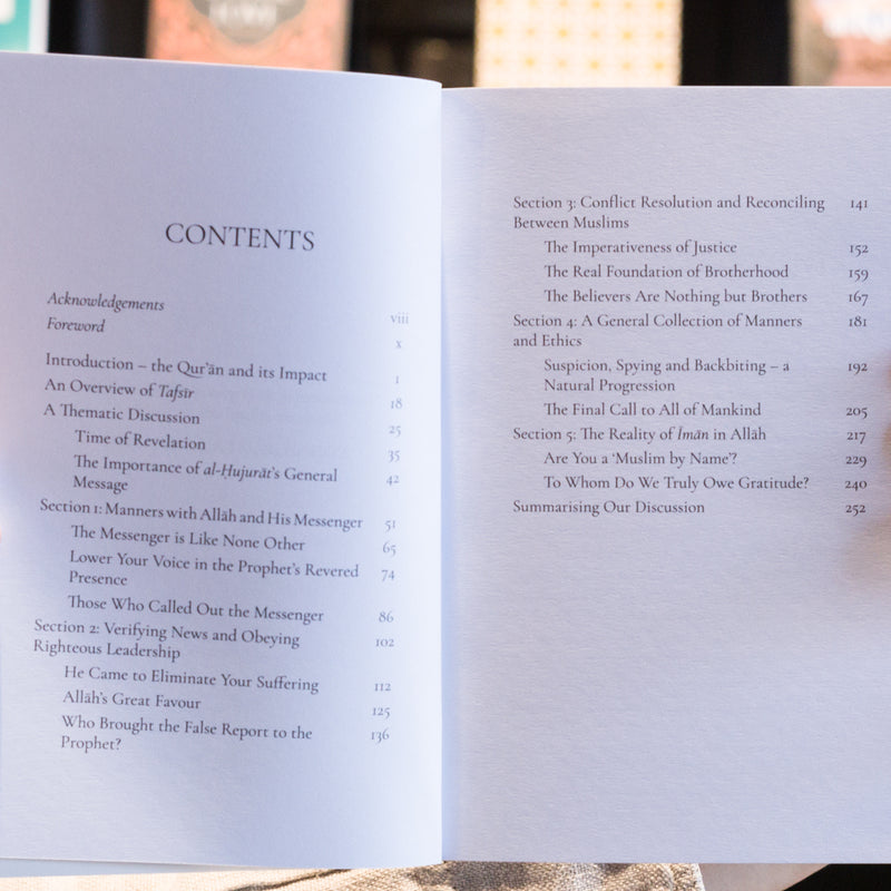 Behind the Apartments: A Moment in the Sublime Ethics of Surat al-Hujurat