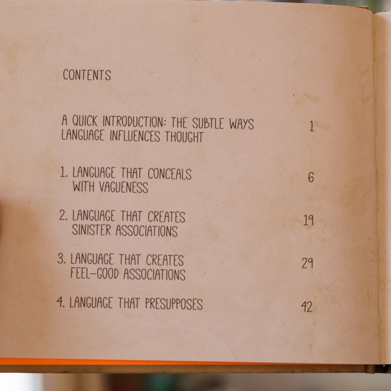 An Illustrated Book of Loaded Language