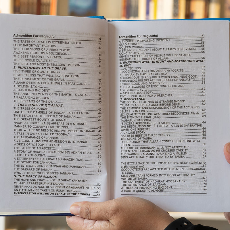 Admonition For The Neglectful