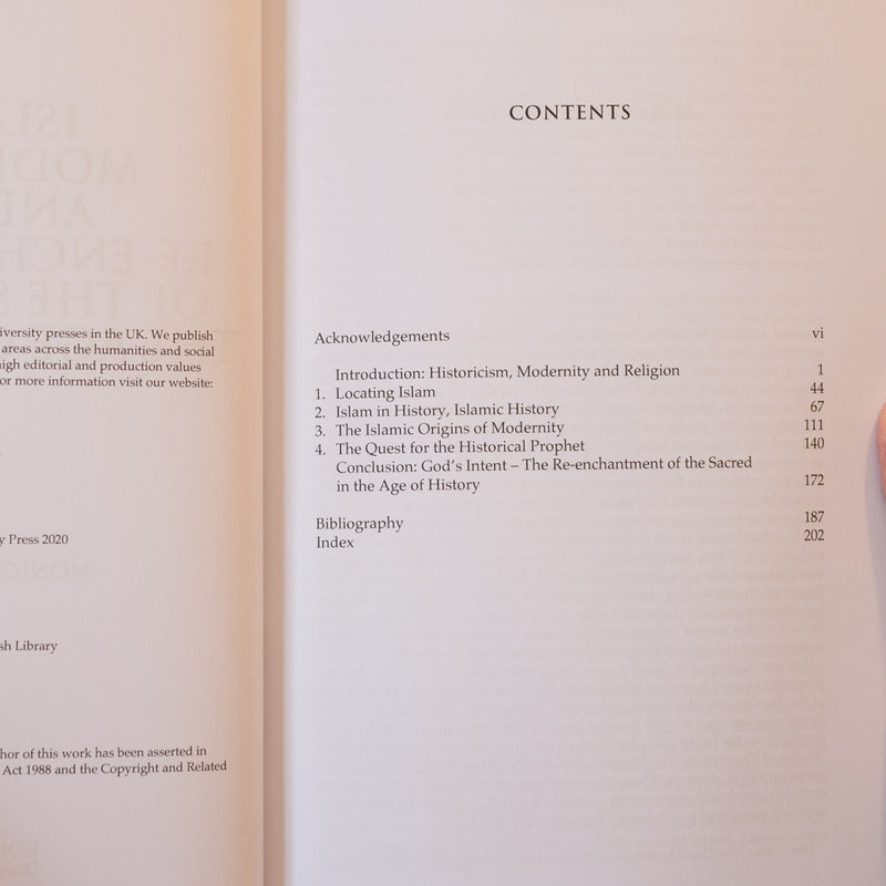 Islamic Modernism and the Re-Enchantment of the Sacred in the Age of History