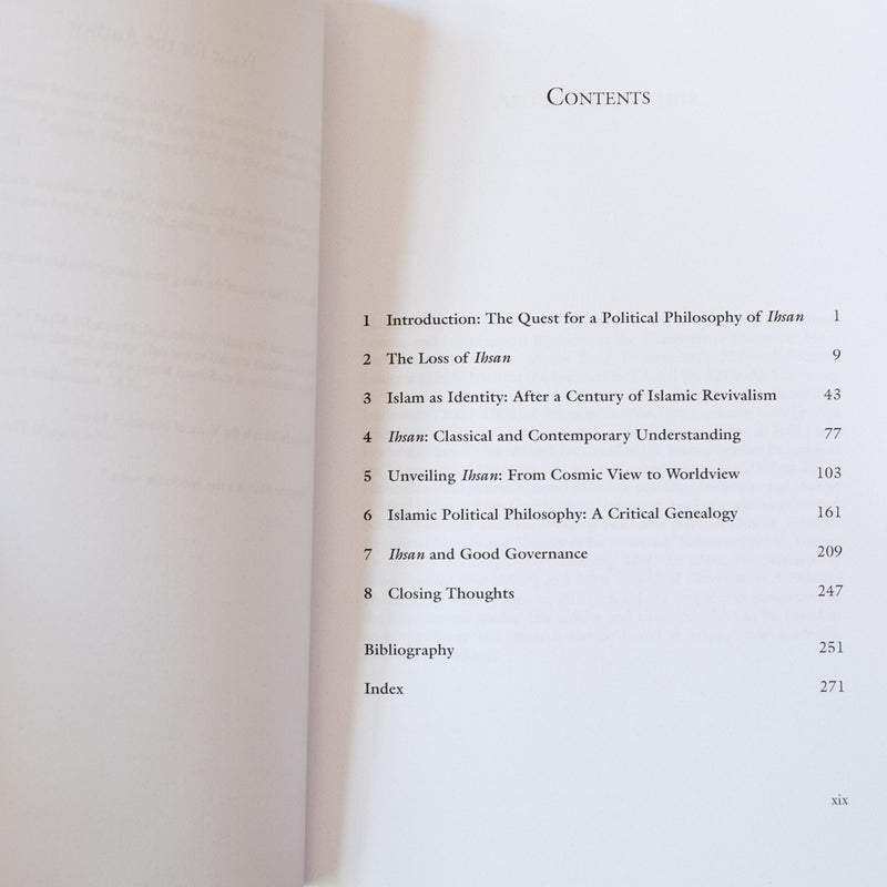 Islam and Good Governance: A Political Philosophy of Ihsan