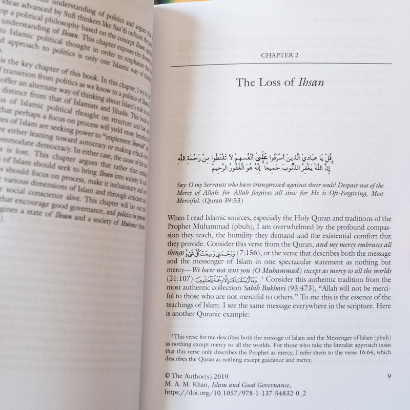 Islam and Good Governance: A Political Philosophy of Ihsan